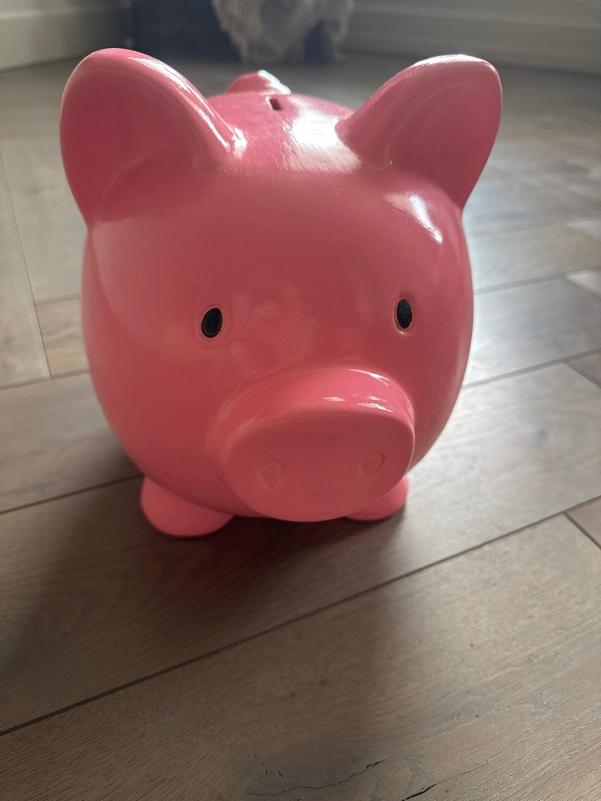 Groot roze spaarvarken - Zo goed als nieuw!, Ophalen, Zo goed als nieuw, Steen, Aardewerk of Keramiek, Dier