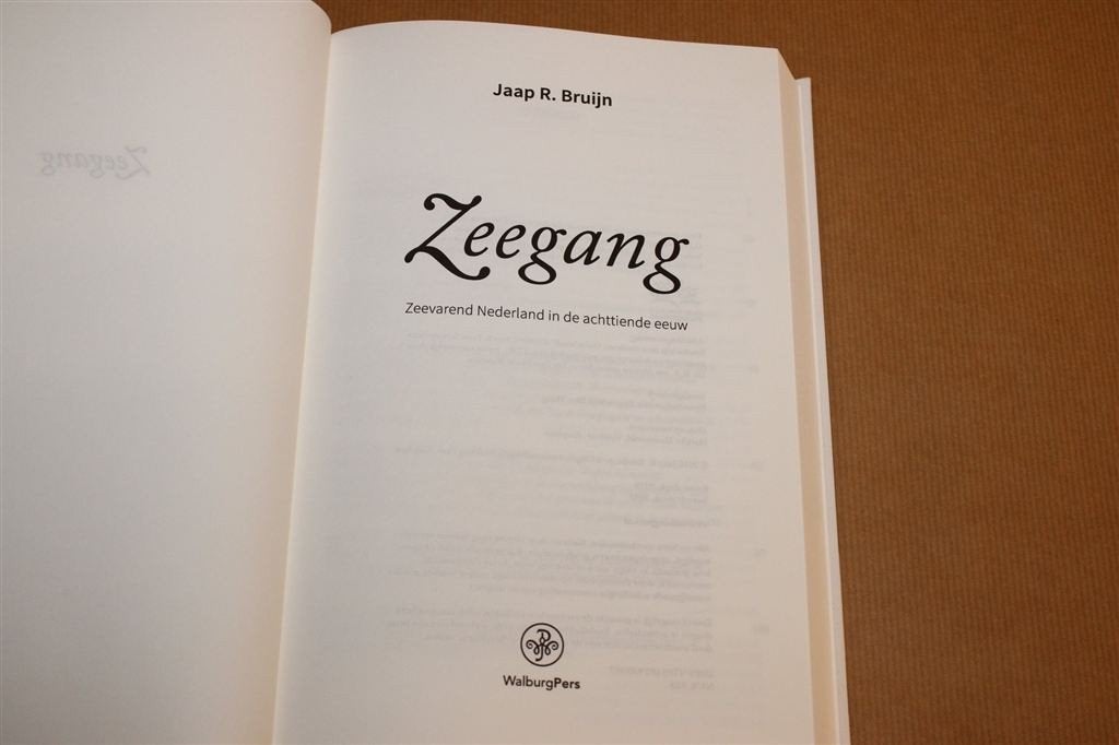Zeegang — Zeevarend Nederland in de 18e Eeuw, Bruijn, Boeken, Ophalen of Verzenden, Gelezen