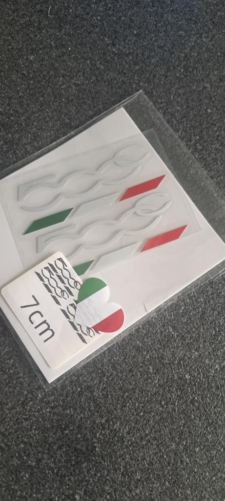 Stickerset Fiat 500C, Ophalen of Verzenden