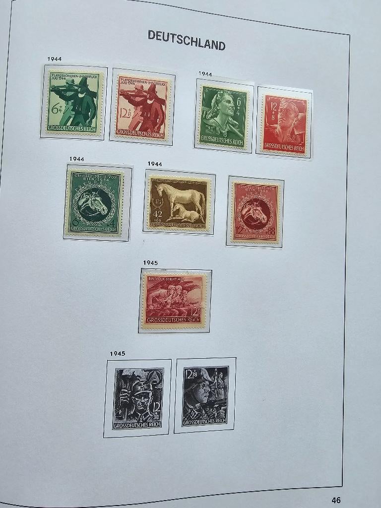 Duitse Rijk 1872–1945 in mooi Davo-Album Adv. deel 3 (van 3), Ophalen of Verzenden, Duitse Keizerrijk, Gestempeld