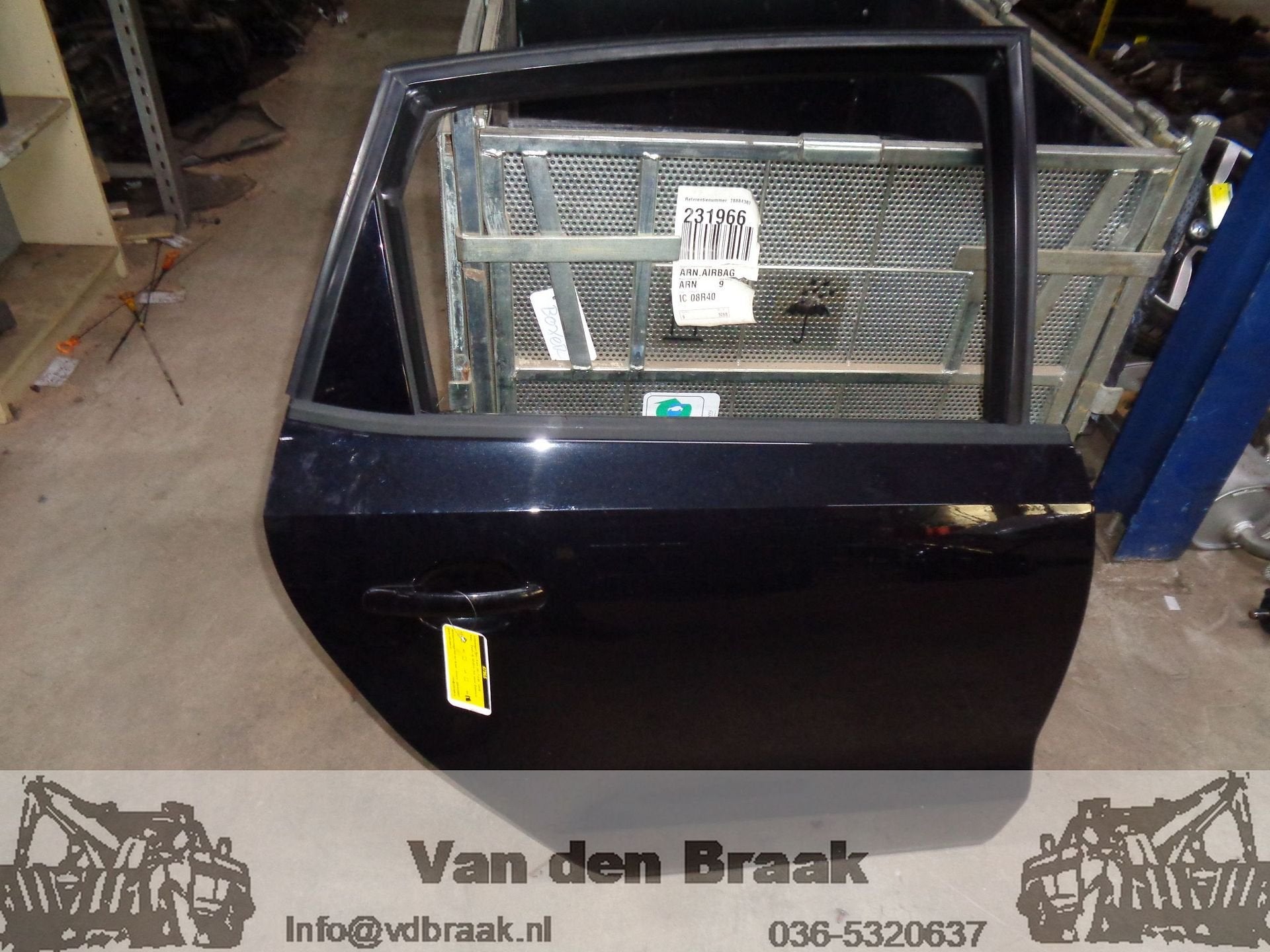 Volkswagen Polo 5 drs 2009-2014 Deur rechts achterzijde, Auto-onderdelen, Gebruikt, -, Herkomst onderdeel bekend, -