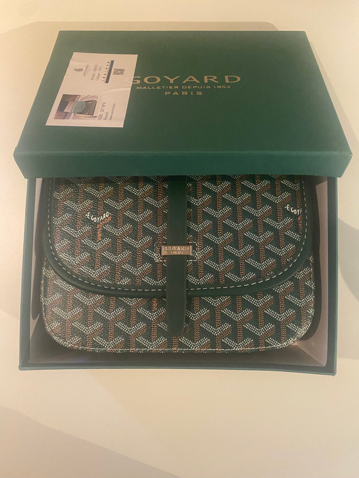 Goyard Crossbody Bag – Groen, Ophalen of Verzenden, Nieuw, Groen, Overige merken