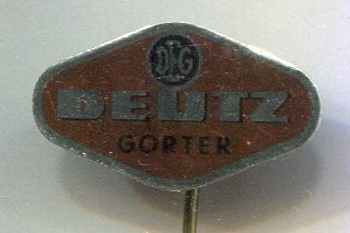 DEUTZ gorter blik tractor speldje ( E_106), Ophalen of Verzenden, Zo goed als nieuw, Transport, Speldje of Pin