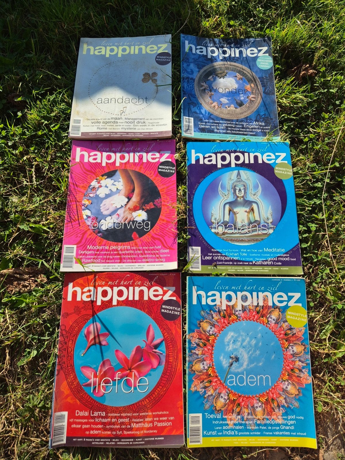 Happinez Magazine Jaargang 2 (2004) compleet - 6 nummers, Ophalen of Verzenden