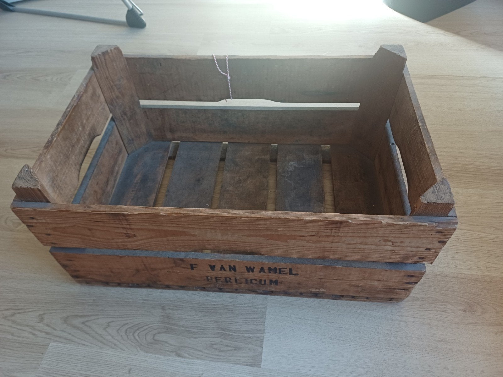 fruit kist, Huis en Inrichting, Woonaccessoires | Kisten, Ophalen, Minder dan 50 cm, 50 tot 100 cm, Zo goed als nieuw