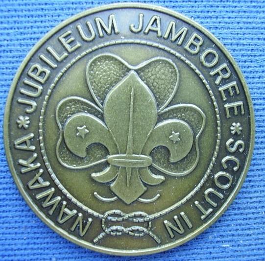 Penning Scouting Jamboree in Nawaka, Ophalen of Verzenden, Overige materialen, Nederland