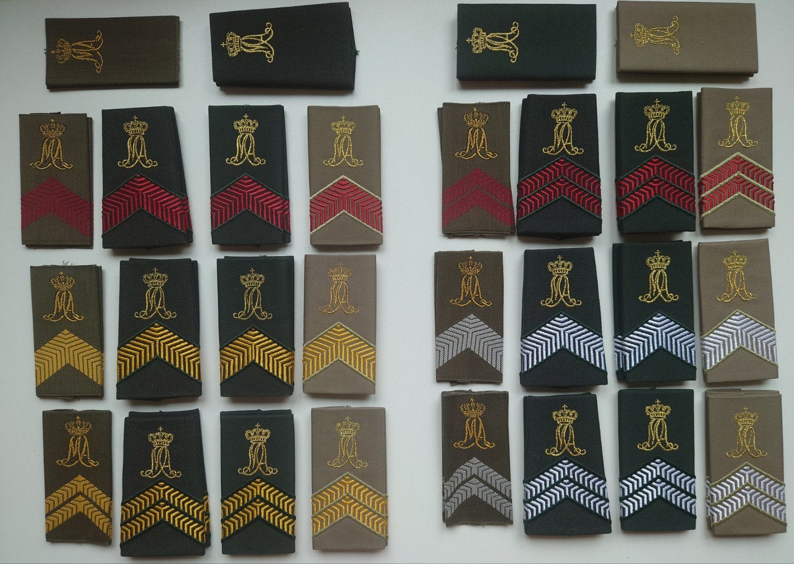 Rangen Landmacht KMA, Ophalen of Verzenden, Landmacht, Nederland, Embleem of Badge