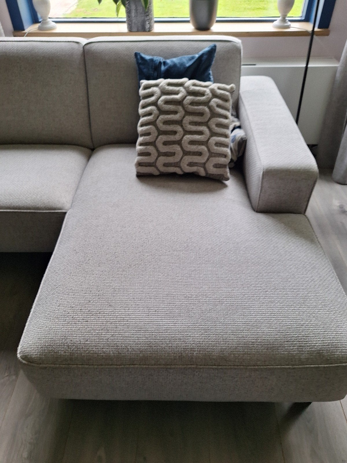 Mooie Hoekbank -  (330x270cm), Ophalen, Gebruikt, Stof, Modern en comfortabel