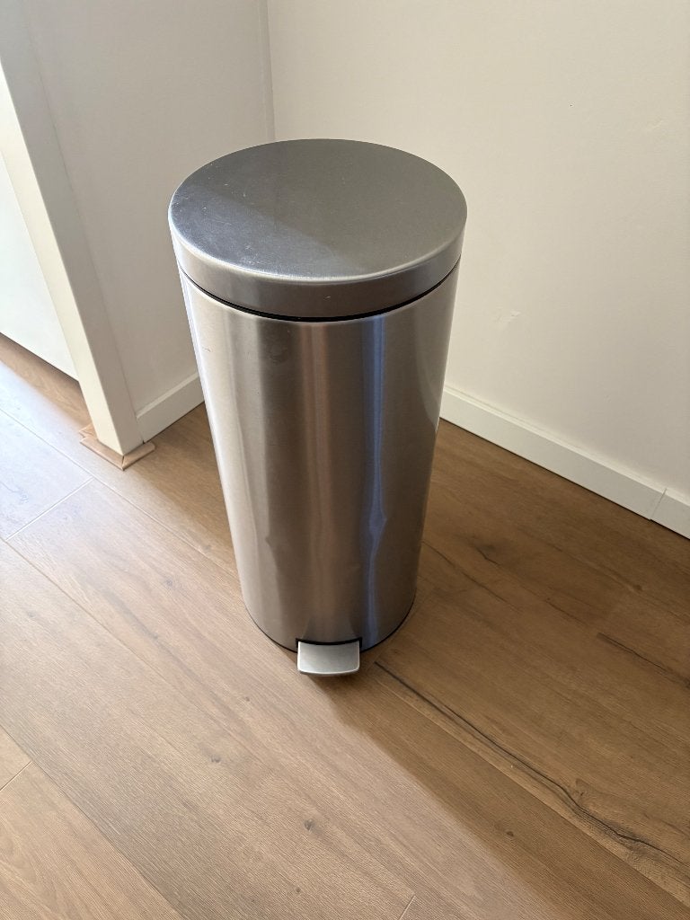 Brabantia pedaalemmer, Huis en Inrichting, Ophalen, Gebruikt, Met pedaal, 50 tot 75 cm