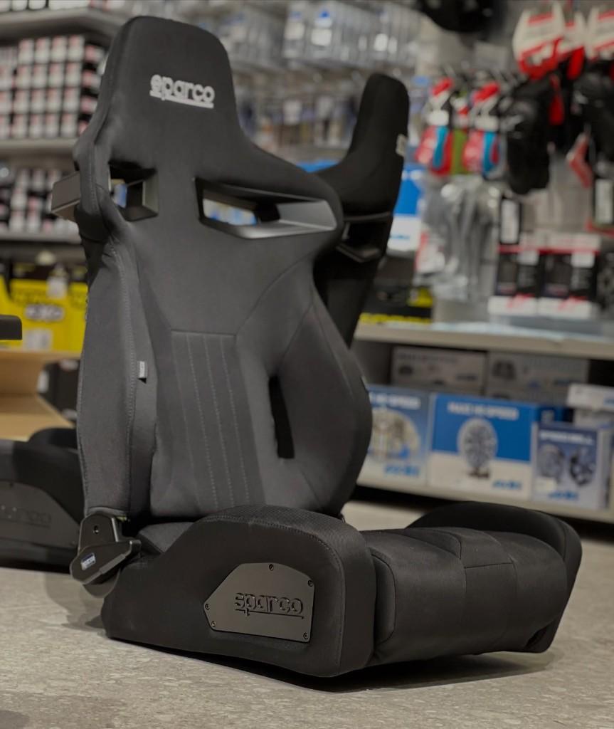 Sparco R333 Zwart Kuipstoel Sportstoel Racestoel, Ophalen of Verzenden