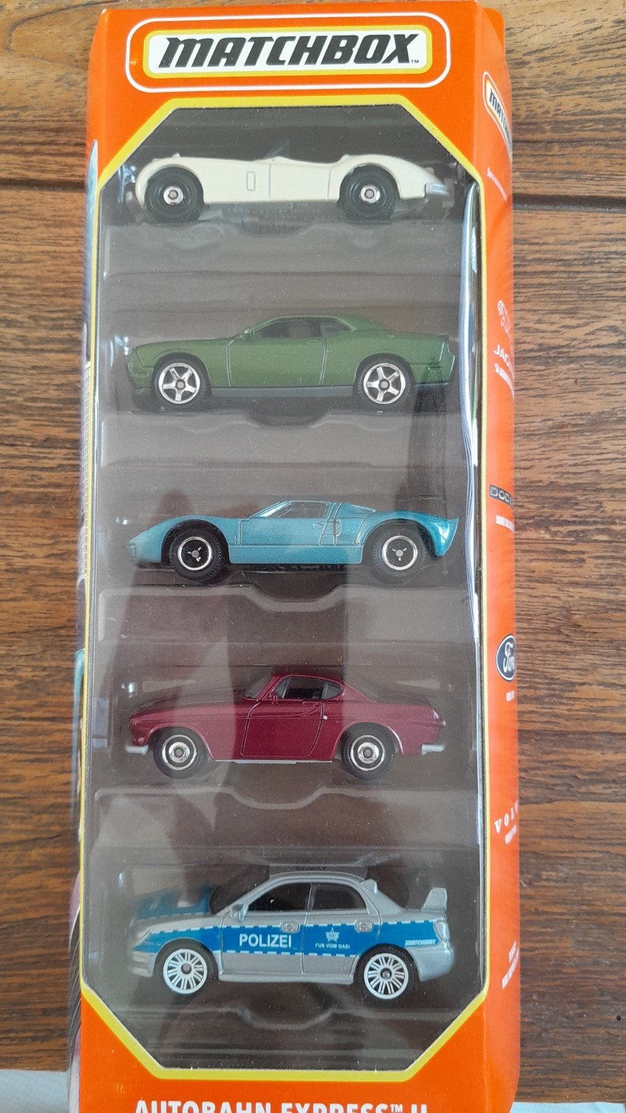 Matchbox Autobahn Express II 5-pack, Ophalen of Verzenden, Nieuw, Auto