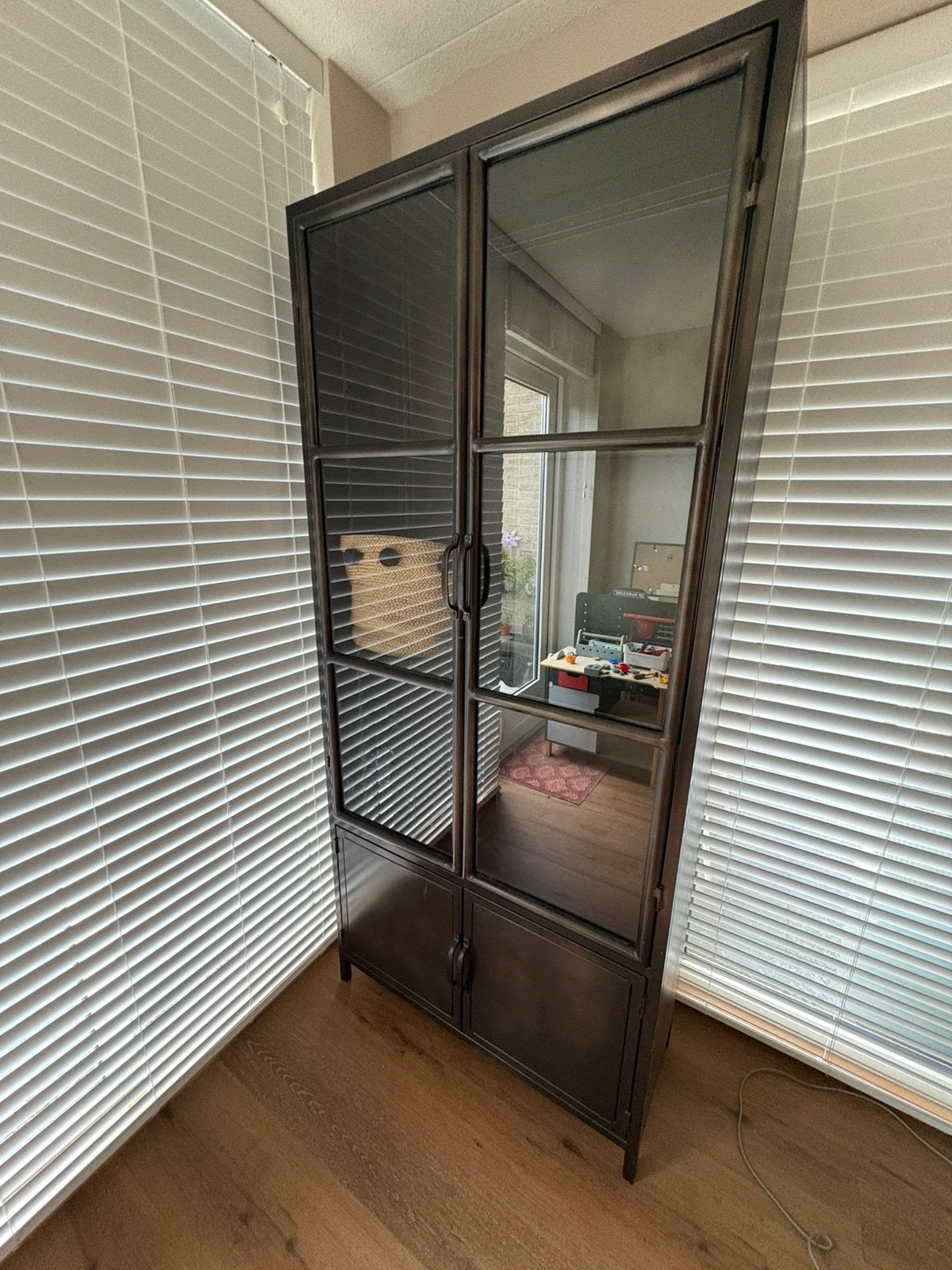 Stalen buffetkast, Huis en Inrichting, Ophalen, Gebruikt