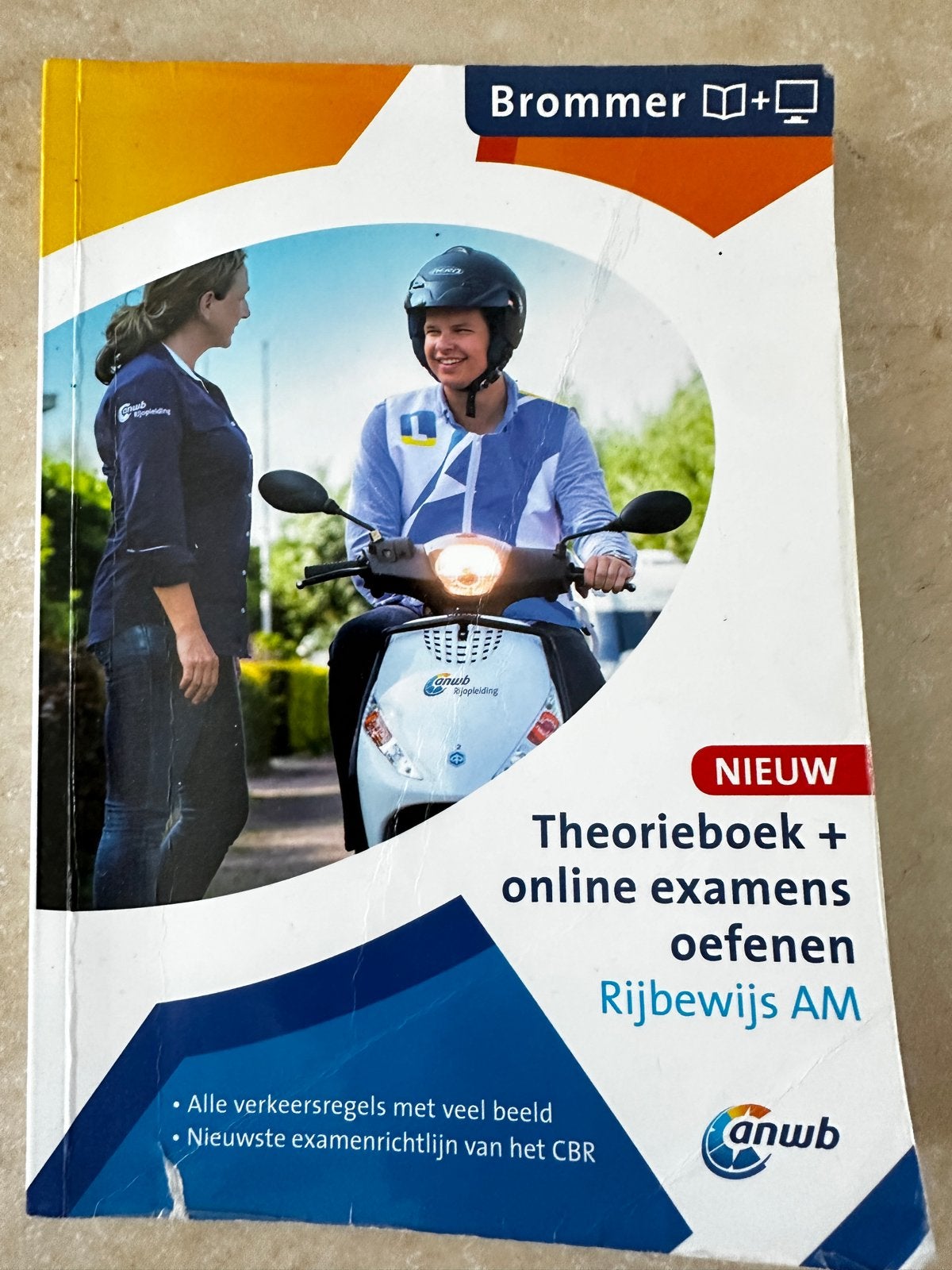 Brommer Theorieboek Rijbewijs AM, Ophalen of Verzenden, Gelezen, Overige niveaus