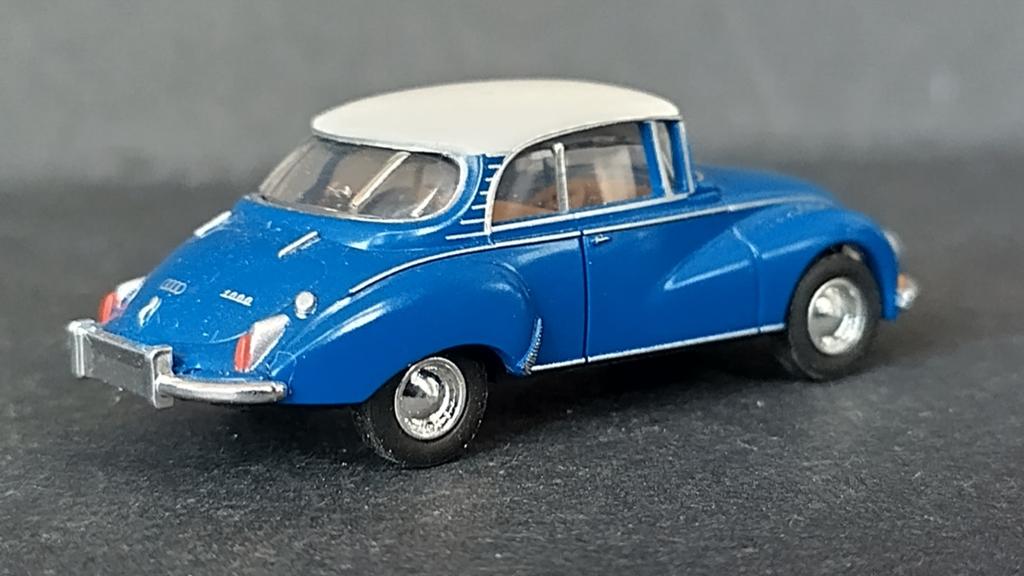 Dkw Auto Union 1000 S Blauw 1:87 Brekina Pol, Auto, Brekina gmbh, Info@brekina de, Nieuw
