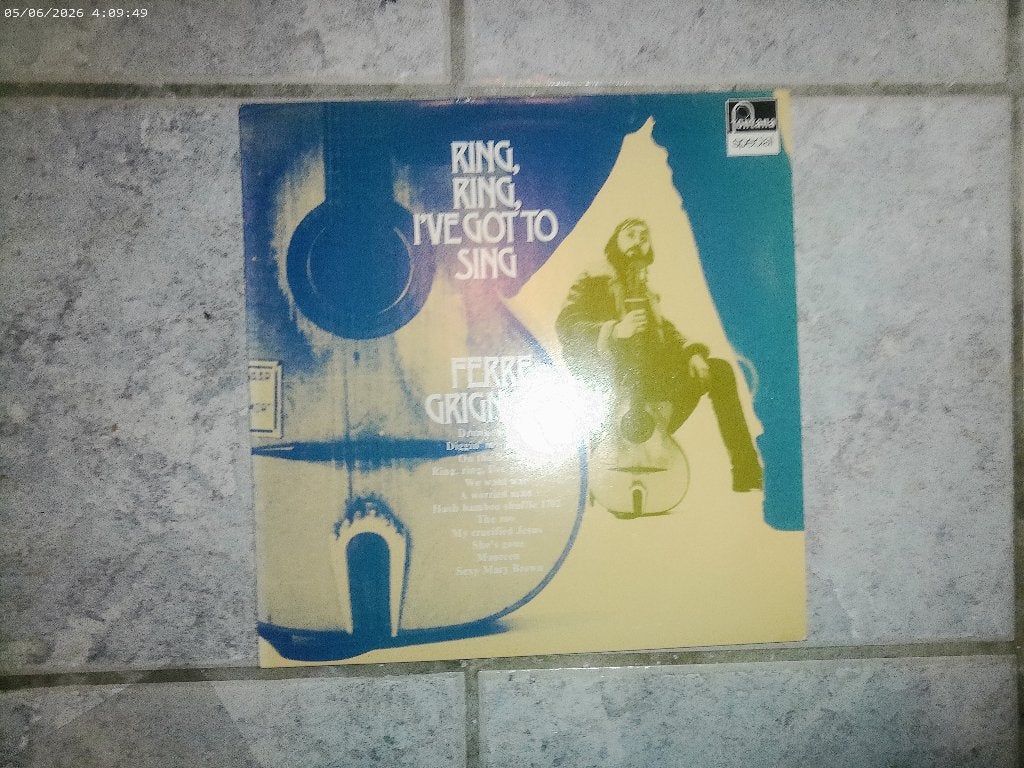 LP Ferre Grignard - Ring Ring I've got to sing, Cd's en Dvd's, Complilatie, Ophalen of Verzenden, Gebruikt, 12 inch
