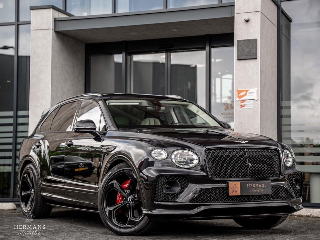 Bentley Bentayga 4.0 V8 S / Blackline / NAIM / HUD / Touring, Auto's, Bentley, Bentayga, Gebruikt, Zwart, Leder