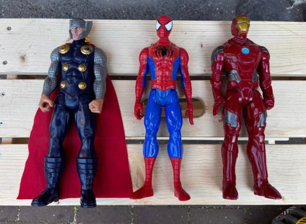 Marvel Hasbro Superhelden Spiderman Ironman Thor, Gebruikt, -, -, Ophalen of Verzenden
