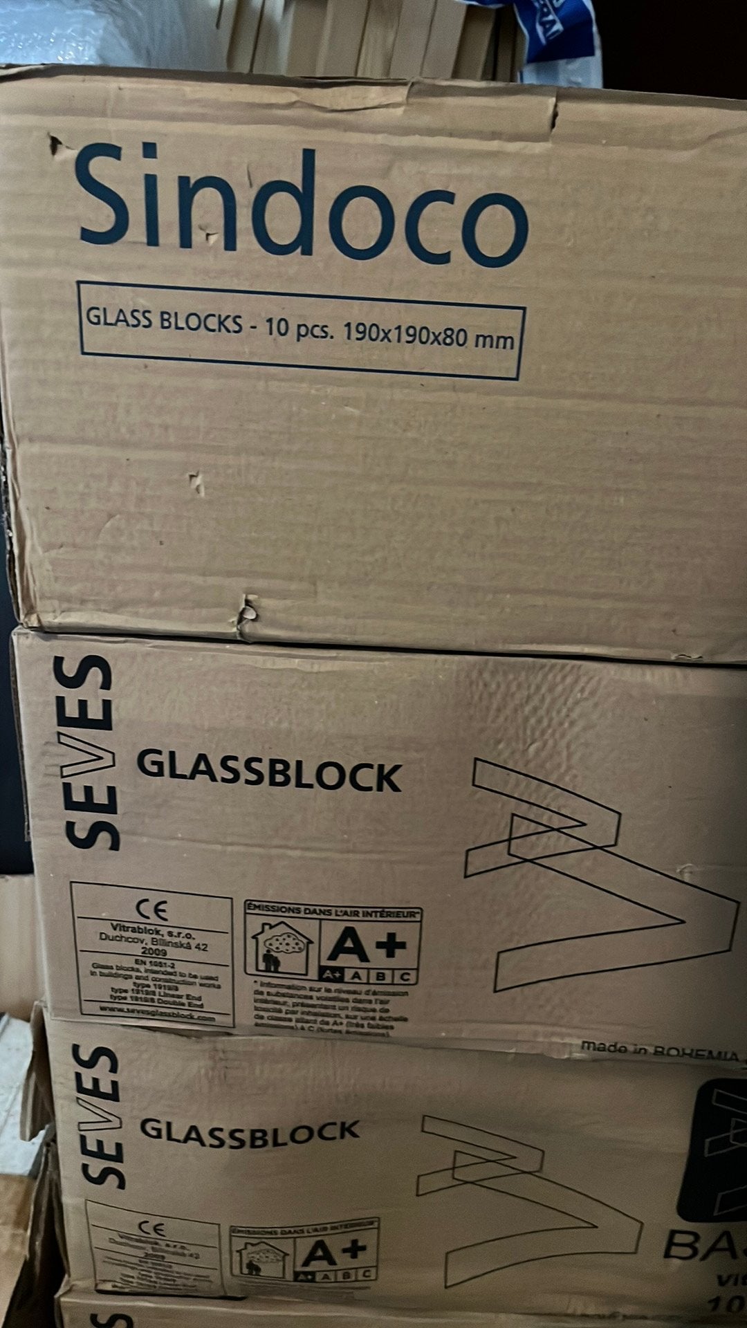 Glasblokken, Doe-het-zelf en Verbouw, Ophalen, Overige materialen, Overige typen, Nieuw