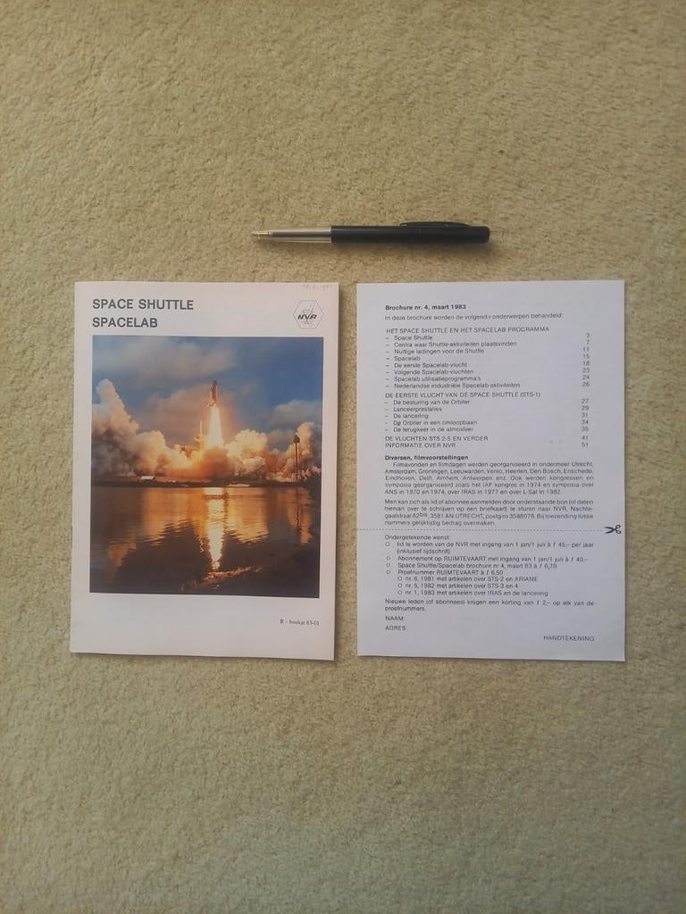 SPACE SHUTTLE SPACELAB (1983), Verzenden, 1980 tot heden, Tijdschrift