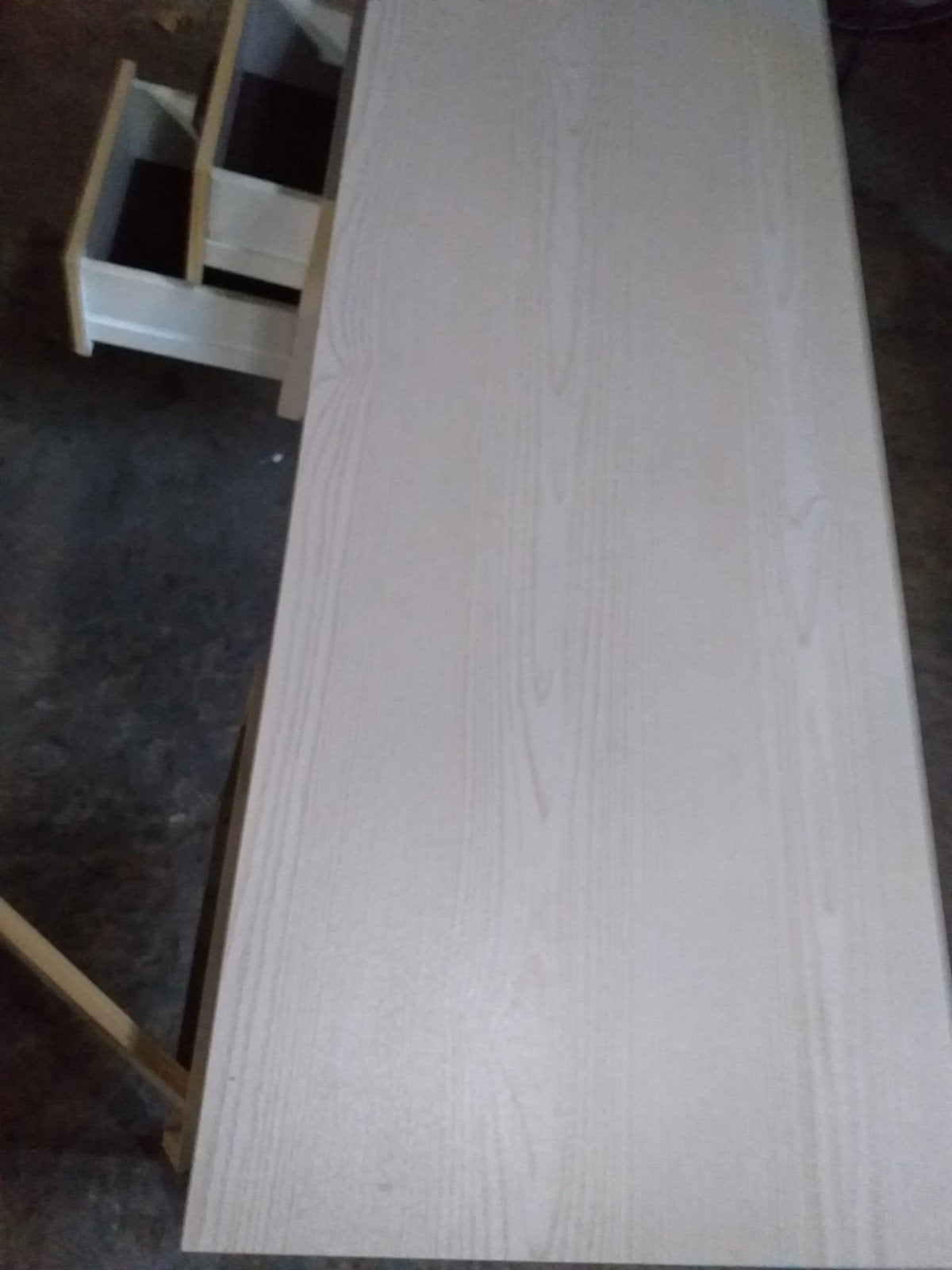 Bureau, Huis en Inrichting, Natuurlijk, Ophalen, Met lades, Gebruikt