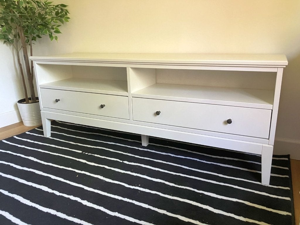 Idanas TV-meubel IKEA wit, 150 tot 200 cm, Ophalen of Verzenden, Zo goed als nieuw, Minder dan 100 cm