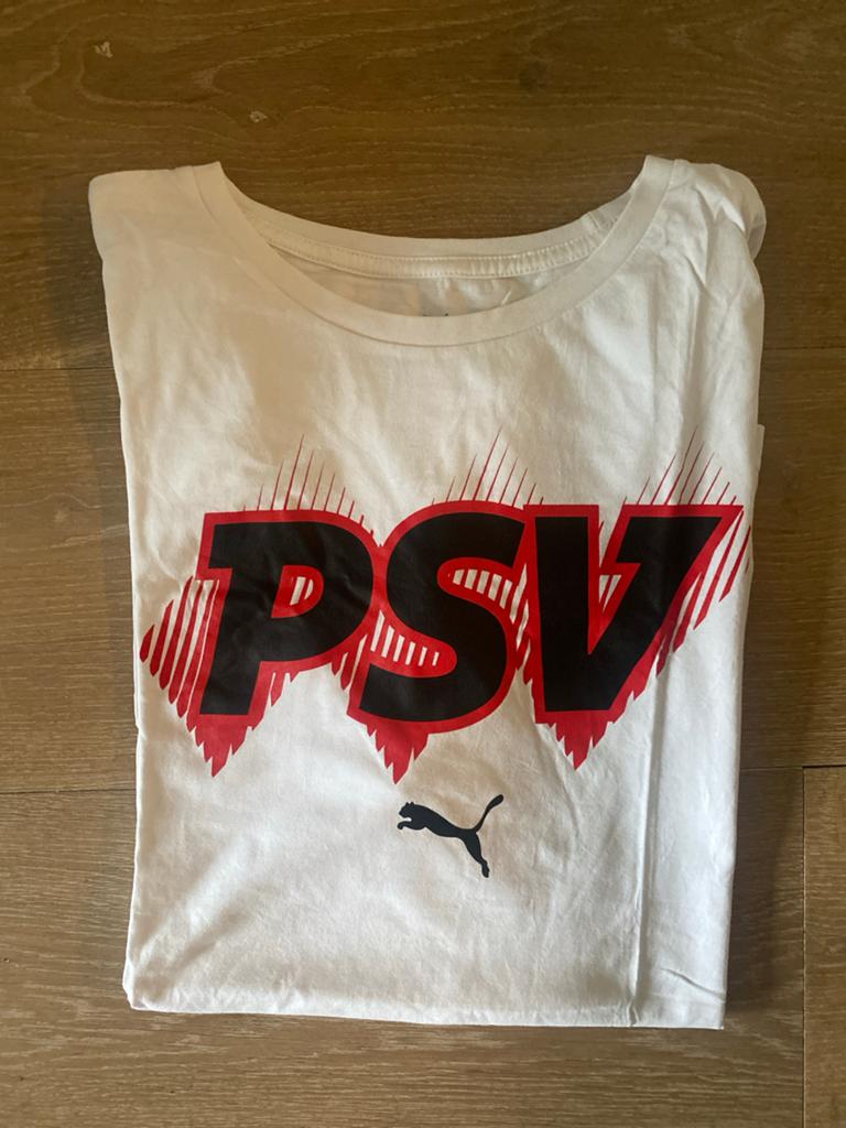 Puma PSV T-shirt - Wit - Maat XL, Ophalen of Verzenden, Zo goed als nieuw, Maat 56/58 (XL), Wit