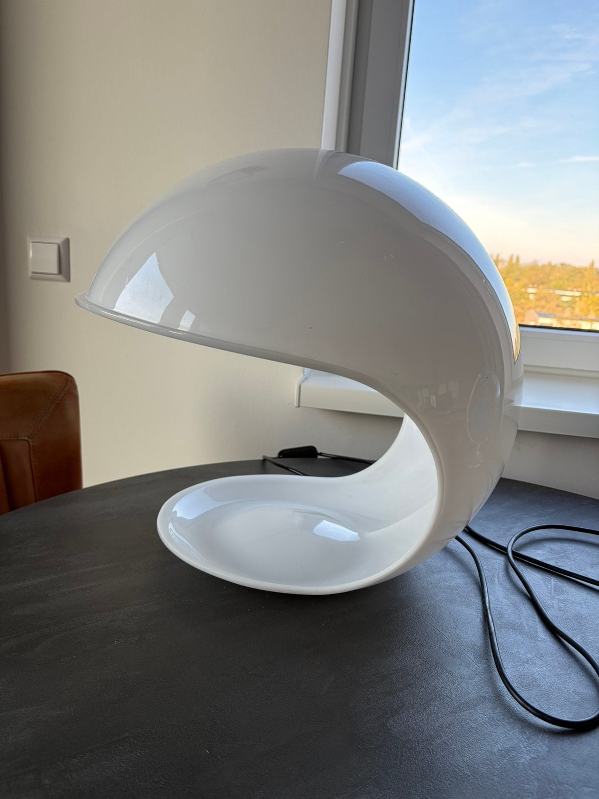 Foglia tafellamp, ontworpen door Elio Martinelli, Huis en Inrichting, Ophalen, Zo goed als nieuw, Design