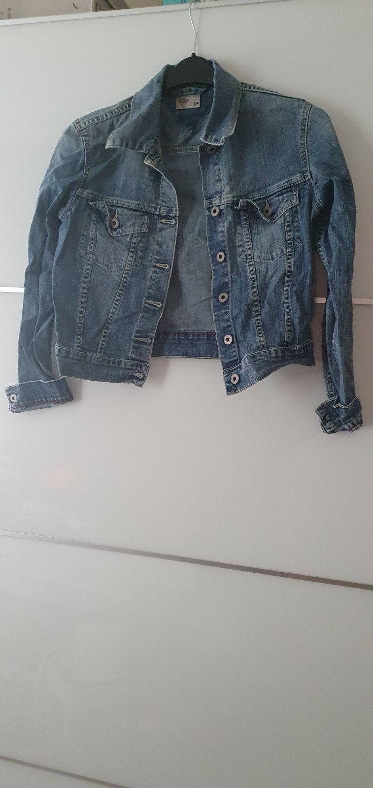 Tommy Hilfiger spijkerjack maat S, Zo goed als nieuw, Maat 36 (S), Tommy Hilfiger, Verzenden