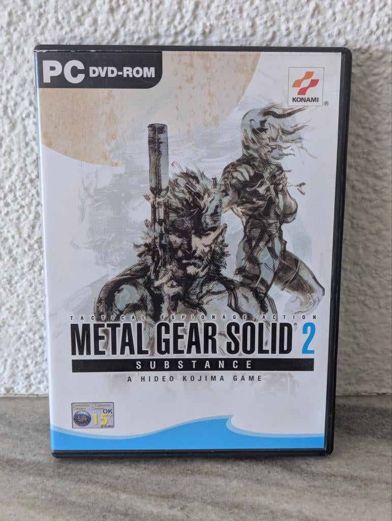 Metal Gear Solid 2 Substance PC DVD-ROM, Avontuur en Actie, 1 speler, Ophalen of Verzenden, Zo goed als nieuw