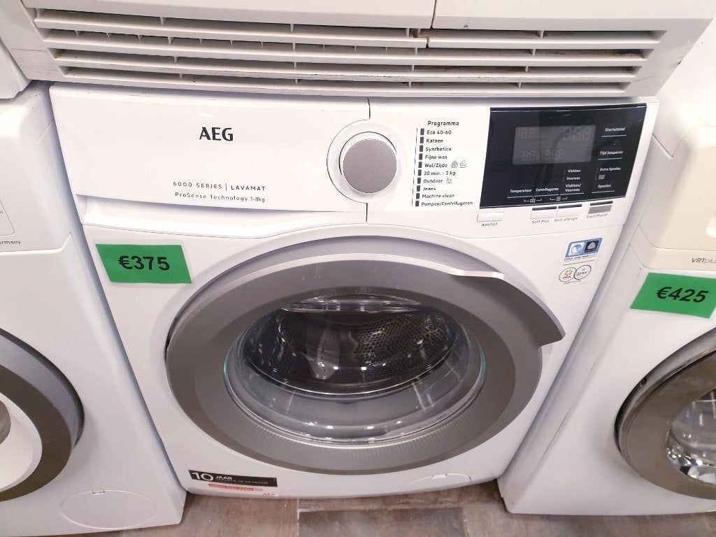 aeg wasmachine A++ 8kg inc 6 mnd garantie