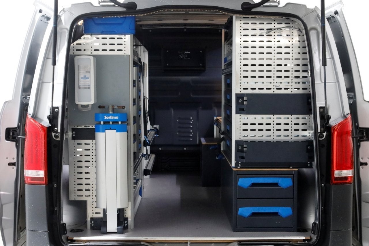 Mercedes-Benz Vito 114 CDI 136pk Compact 9G Automaat 2x Schu, Dealer onderhouden, Gebruikt, 4 cilinders, 2000 kg
