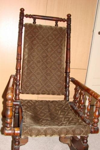 Originele oude schommelstoel, Ophalen