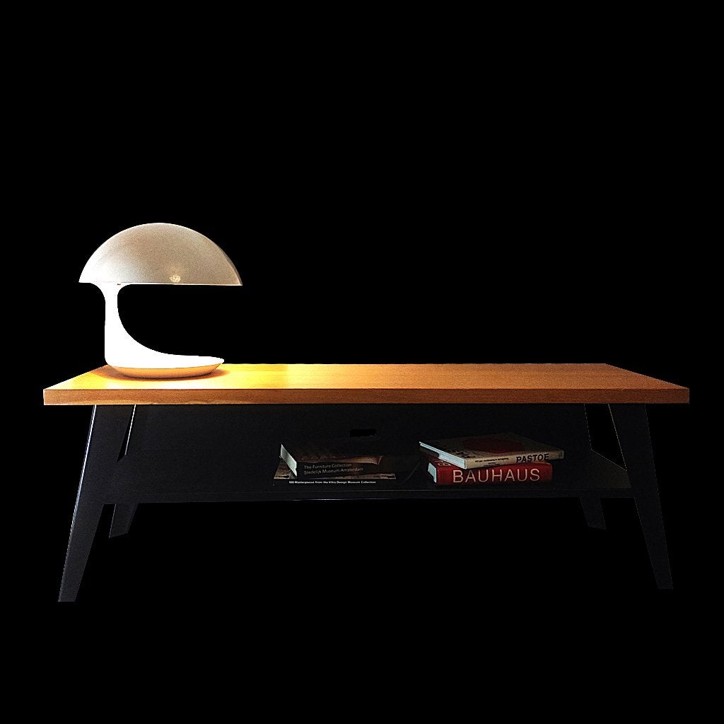 Prachtig design tv meubel sidetable dressoir Prouvé Stijl, Ophalen, Gebruikt, 150 tot 200 cm, Eikenhout