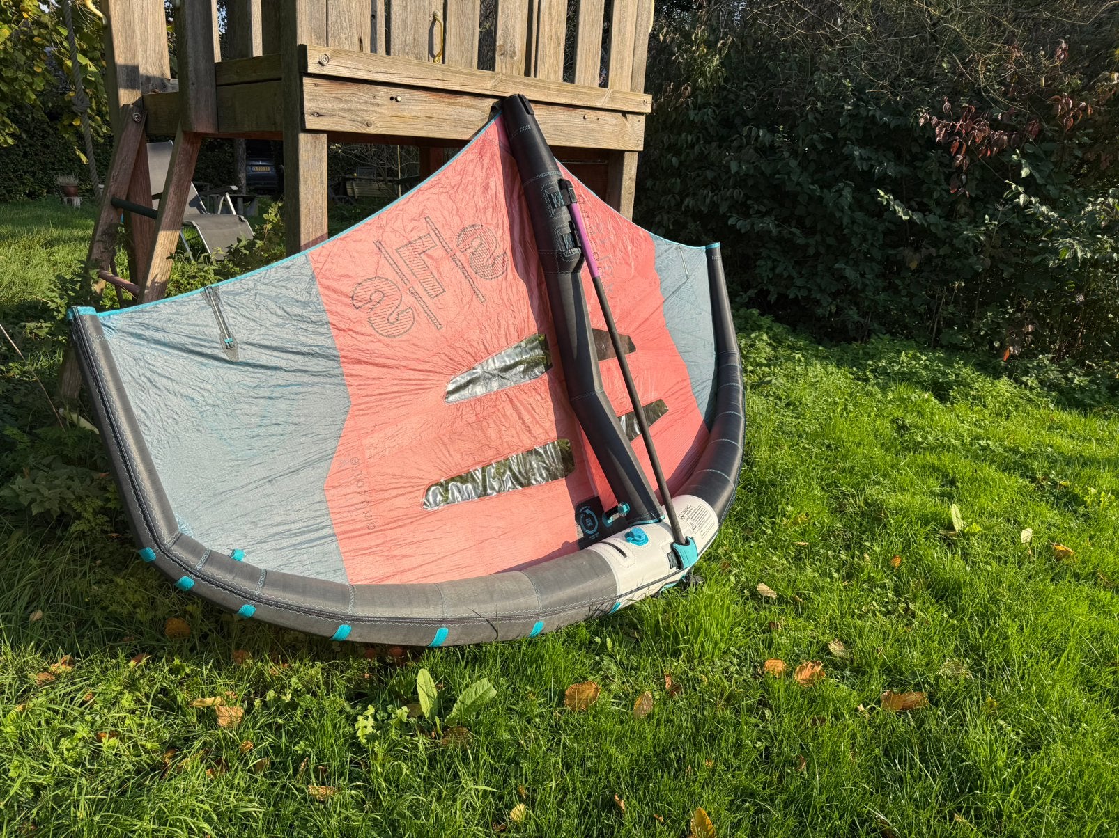 Duotone slick 3.5m SLS incl platinum boom, Watersport en Boten, Ophalen, Gebruikt, Wingsurf-wing