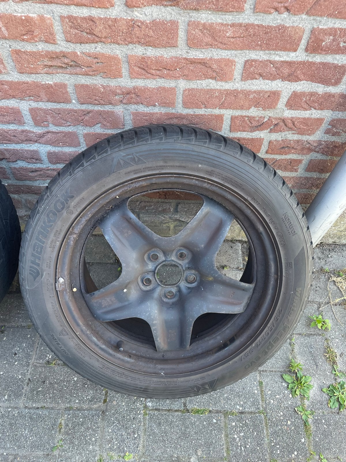 Hankook Winter I*Cept Evo 215/50R17 95V Winterbanden, Auto-onderdelen, Banden en Velgen, Ophalen, Banden en Velgen, 17 inch, Winterbanden
