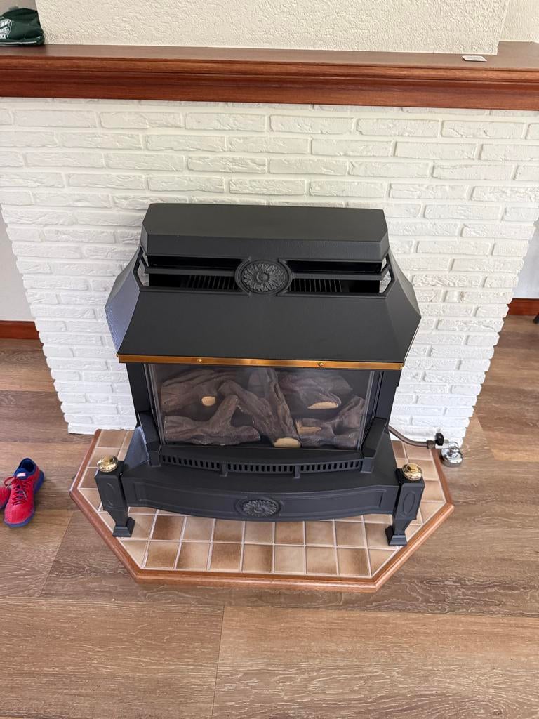 Nette Opus gaskachel - goed onderhouden, Ophalen, Gebruikt, Gas, Vrijstaand