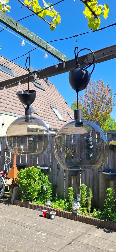 Hang lampen, Tuin en Terras, Buitenverlichting, Ophalen of Verzenden, Netvoeding, Minder dan 50 watt