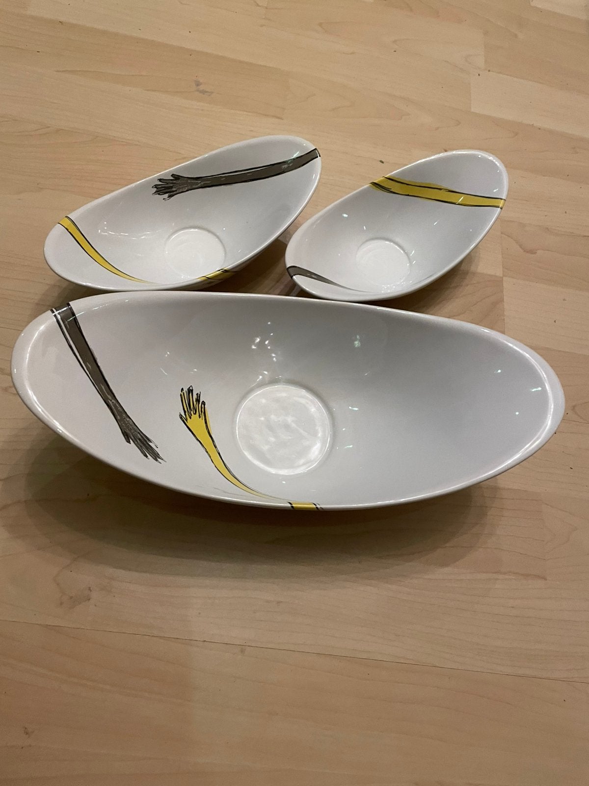 Set 3 schalen Corry Ammerlaan Artihove, Ophalen of Verzenden