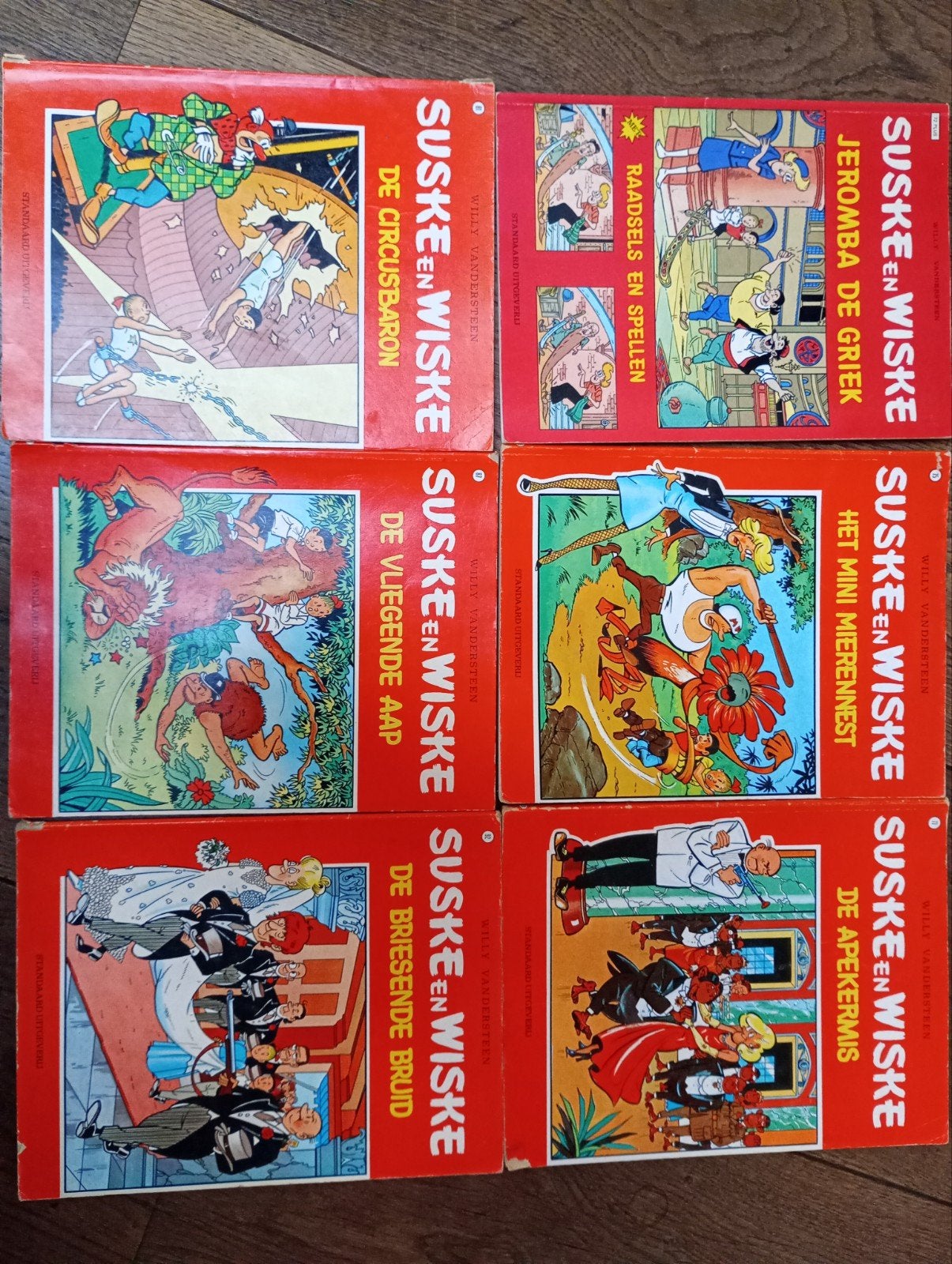 Suske en Wiske - 6 stripboeken - Diverse titels, Boeken, Meerdere stripboeken, Ophalen of Verzenden, Gelezen