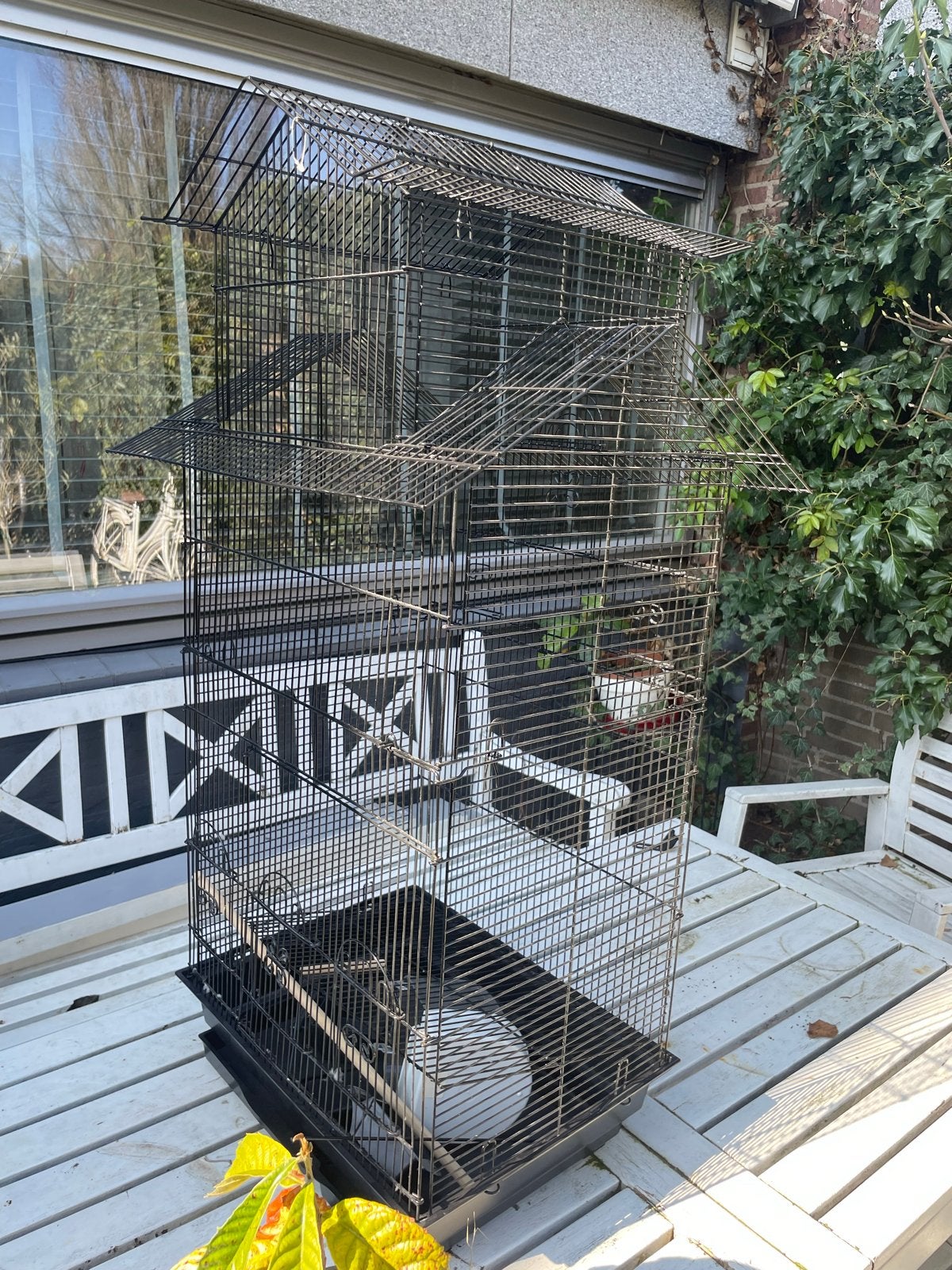 Vogel kooi nooit gebruikt compleet, Ophalen of Verzenden, Nieuw, Metaal, Vogelkooi