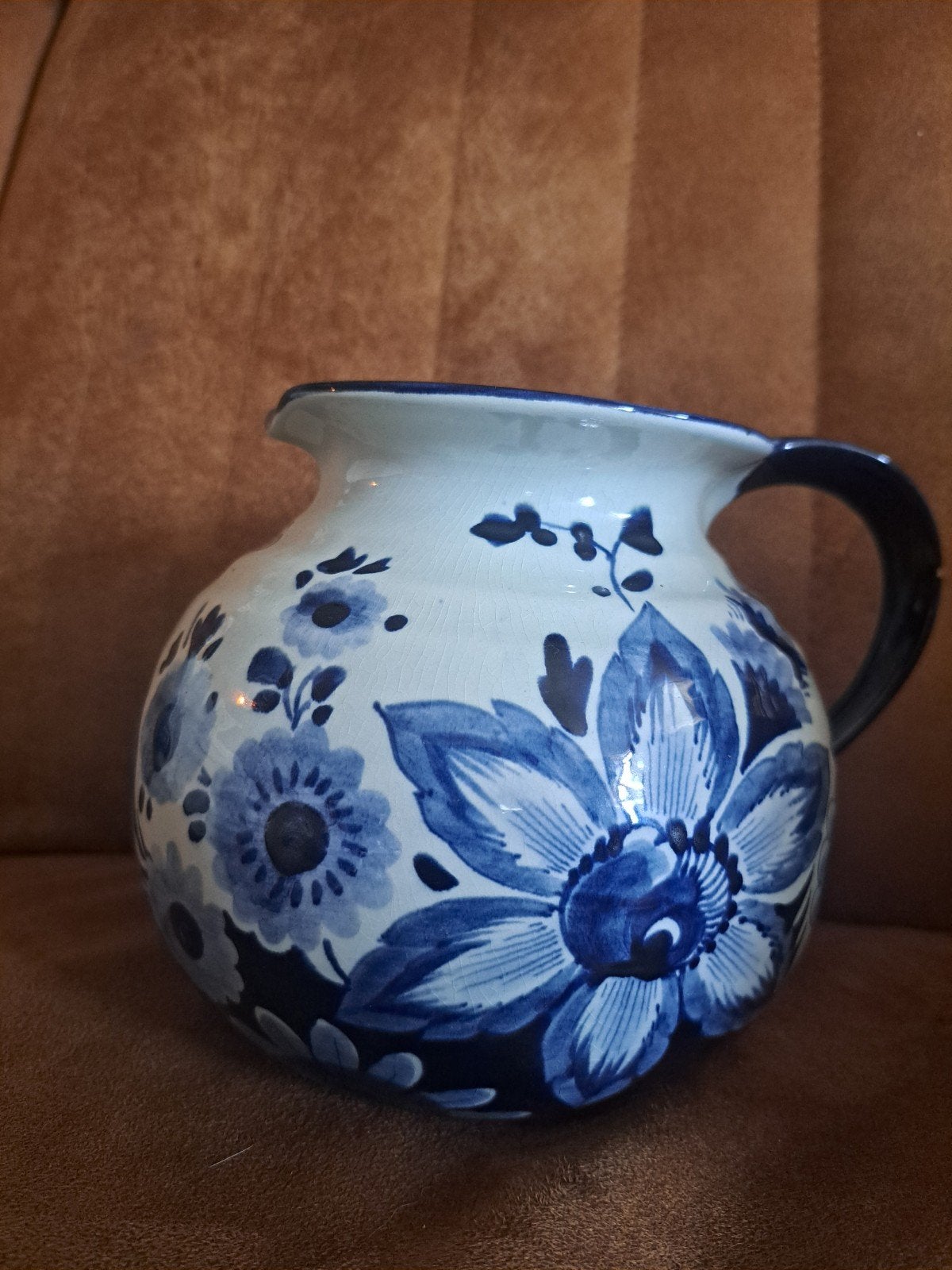 delfts blauwe kan/vaas, Ophalen