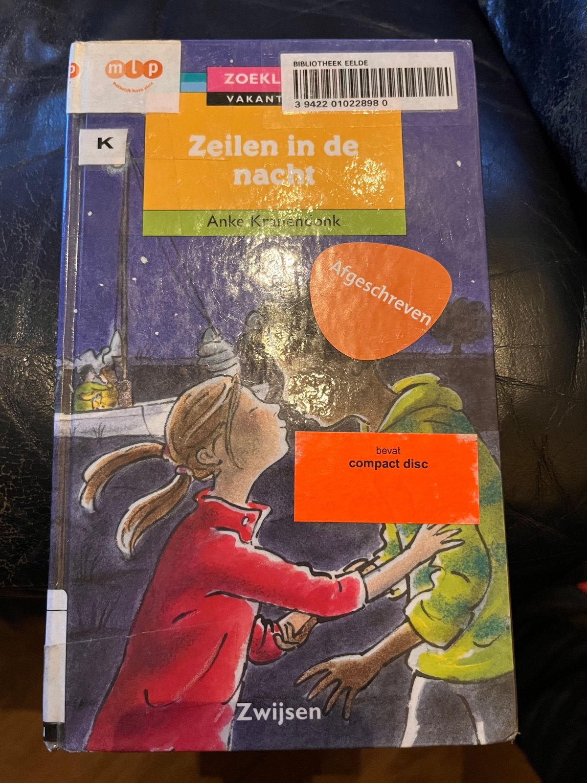 Zeilen in de nacht - Anke Kranendonk (incl. CD), Boeken, Kinderboeken | Jeugd | onder 10 jaar, Ophalen of Verzenden, Gelezen, Fictie algemeen