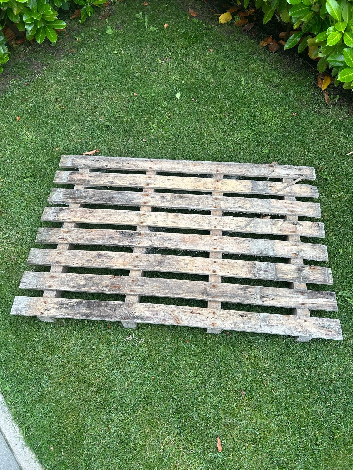 Houten pallet, Doe-het-zelf en Verbouw, Kratten en Dozen, Ophalen, Gebruikt, 100 cm of meer, 60 cm of meer