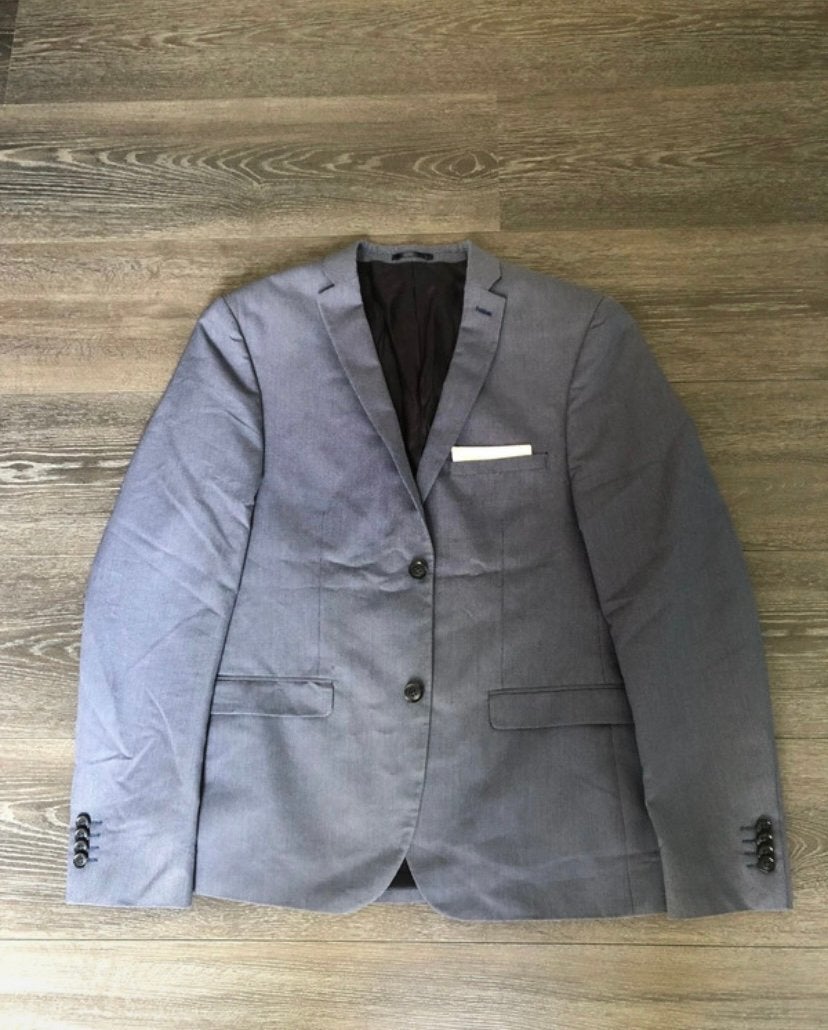 Stijlvol Grijs Kostuum Maat 52 - Nette Herenkleding, Ophalen of Verzenden, Zo goed als nieuw, Maat 52/54 (L), Grijs