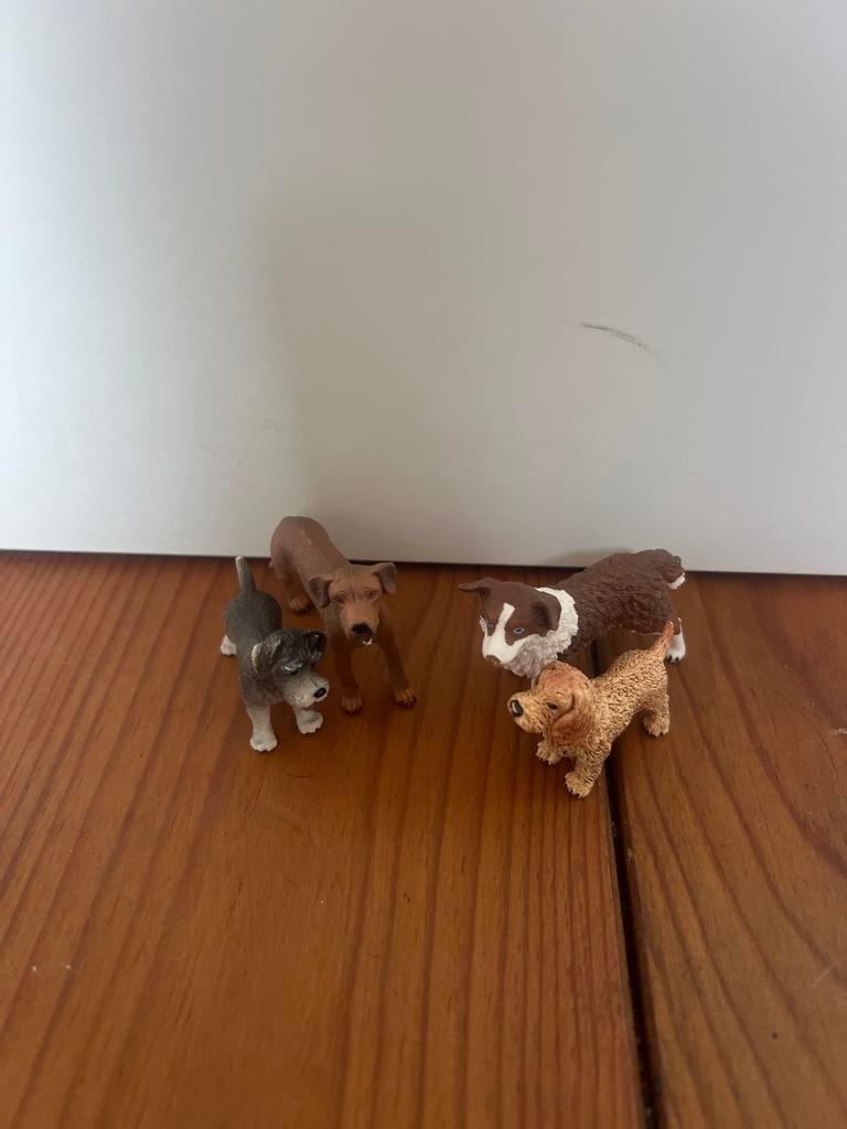 Schleich Honden Setjes - Diverse Rassen, Ophalen of Verzenden, Gebruikt, Jongen of Meisje