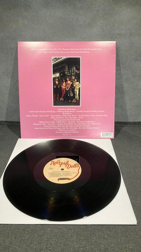 New York Dolls, Cd's en Dvd's, Vinyl | Rock, Overige genres, Ophalen of Verzenden, Zo goed als nieuw, Inclusief binnenhoes