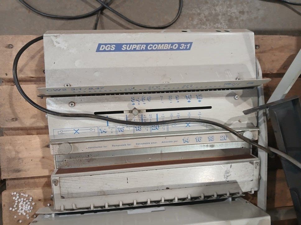 DGS Supercombi-O 3:1 Inbindmachine, Ophalen of Verzenden, DGS, Onbekend, Onbekend