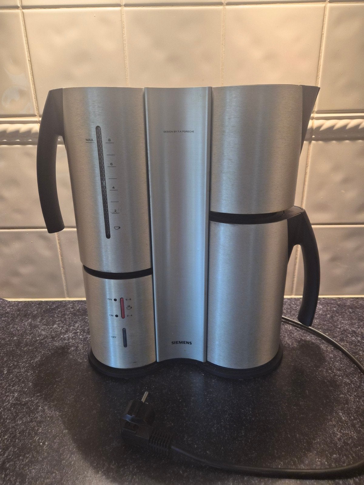 Siemens Porsche Design Koffiezetapparaat KA7, Ophalen, Gebruikt, 10 kopjes of meer, Koffiemachine