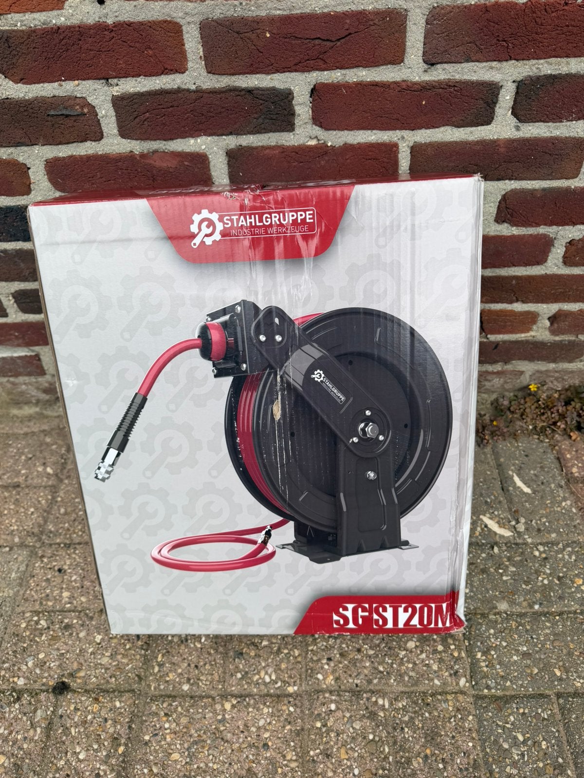 Luchtslanghaspel 20M, Nieuw, Ophalen of Verzenden, Minder dan 200 liter/min, 10 bar of meer
