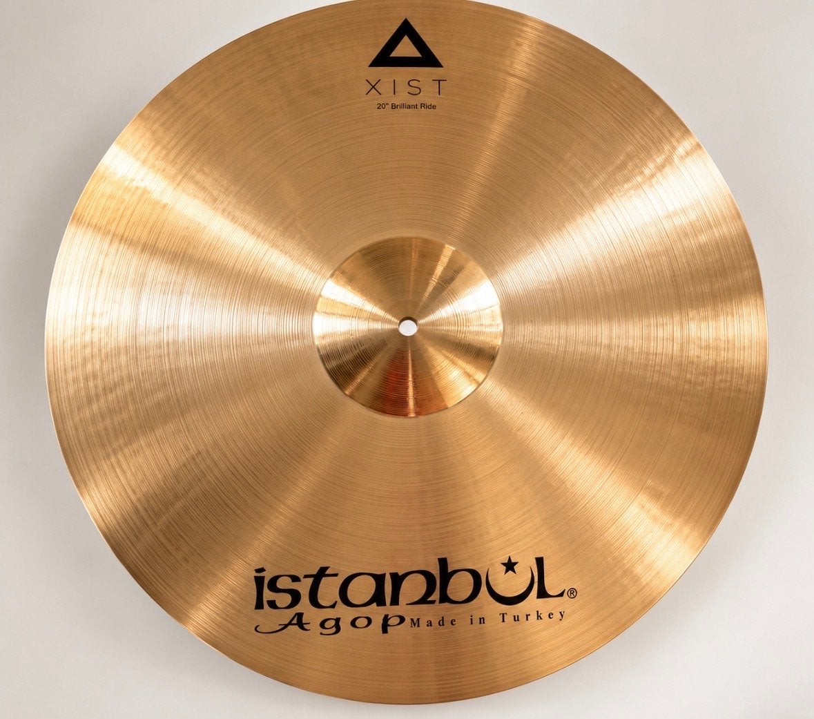 Istanbul Agop XIST 20” Brilliant Ride bekken + hoes, Ophalen of Verzenden, Gebruikt, Overige merken